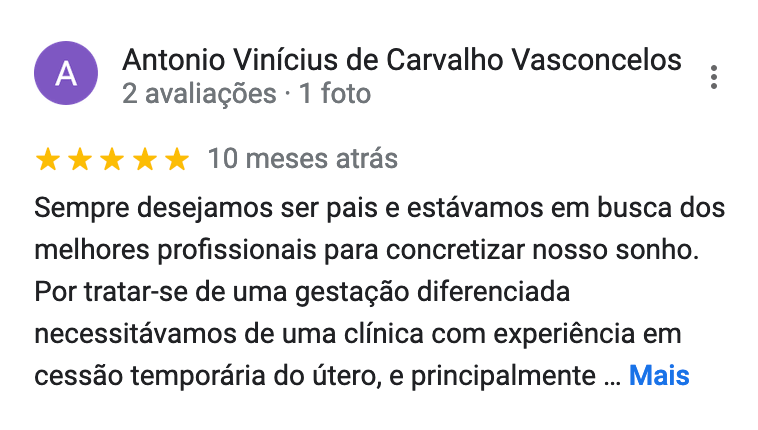 Depoimentos Reprodução Humana FIV